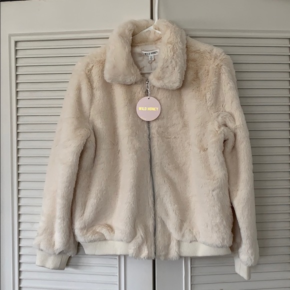 Wild honey oversized fleece coat Clearance